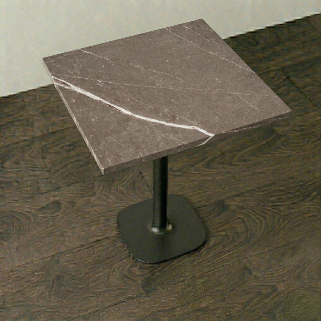 Piano tavolo in laminato effetto marmo Pulpis