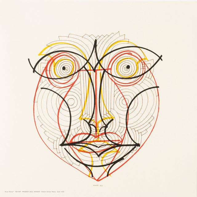Presenza degli antenati I Danese Milano, stampa serigrafica di Bruno Munari