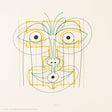 Presenza degli antenati V Danese Milano, stampa serigrafica di Bruno Munari