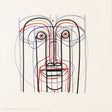 Presenza degli antenati VI Danese Milano, stampa serigrafica di Bruno Munari