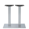 Base doppia Milano Inox PZ-B109