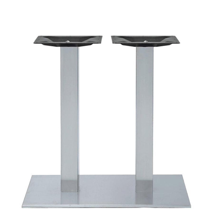 Base doppia Milano Inox PZ-B109