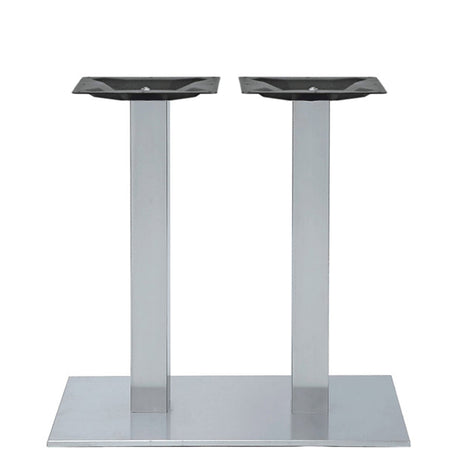 Base doppia Milano Inox PZ-B109