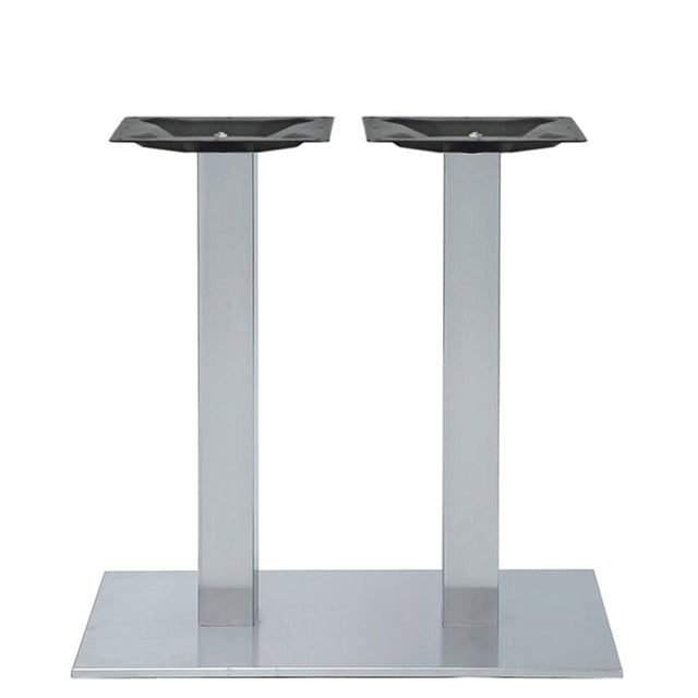 Base doppia Milano Inox PZ-B109