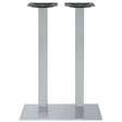 Base alta doppia Milano Inox PZ-B111