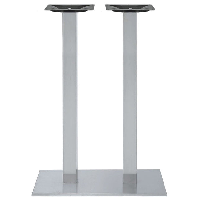 Base alta doppia Milano Inox PZ-B111