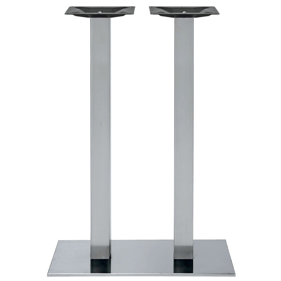 Base alta doppia Milano Cromo PZ-B112
