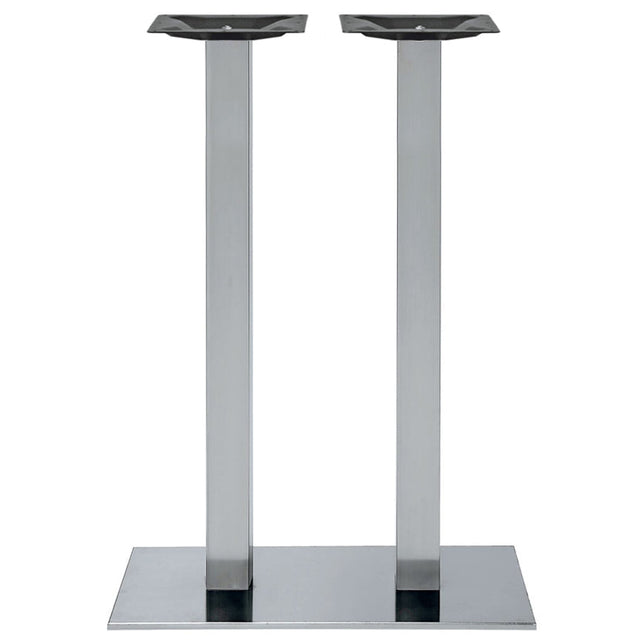Base alta doppia Milano Cromo PZ-B112