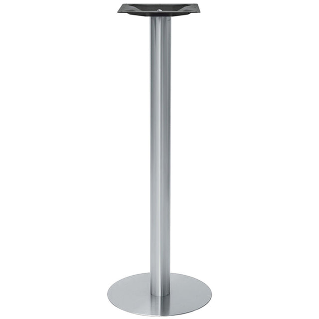 Base alta tonda Milano Inox PZ-B117