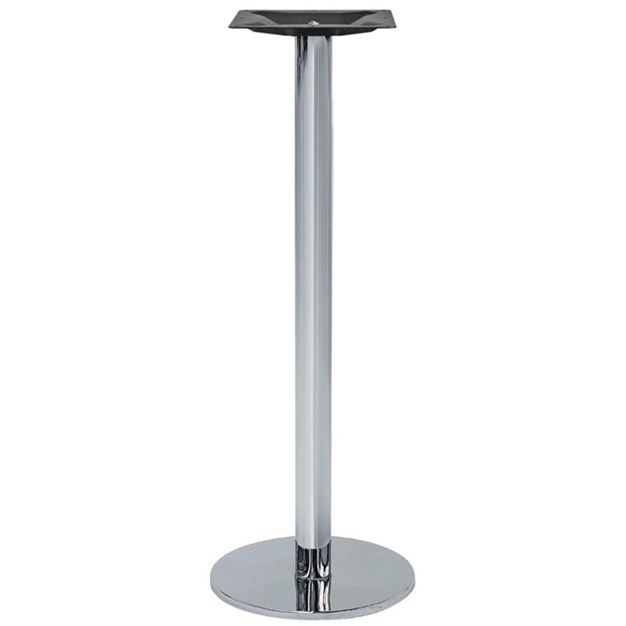 Base alta tonda Milano Cromo PZ-B118