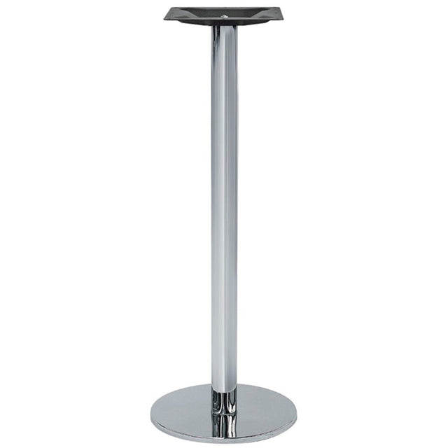 Base alta tonda Milano Cromo PZ-B118