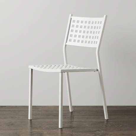 Sedia in metallo per esterni Quadro - Pozzoli