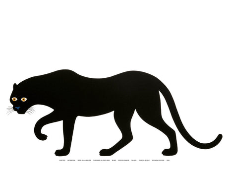 Quattro, la Pantera (50x70) Danese Milano, stampa serigrafica di Enzo Mari