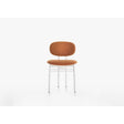 Sedia Med Acerbis in legno massello imbottita, design Giotto Stoppino e Lodovico Acerbis