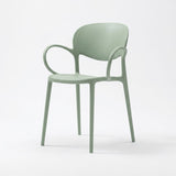 Sedia impilabile con braccioli Abby - Connubia