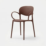 Sedia impilabile con braccioli Abby - Connubia