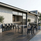 Sedia impilabile per bar e ristoranti Plus - Pozzoli