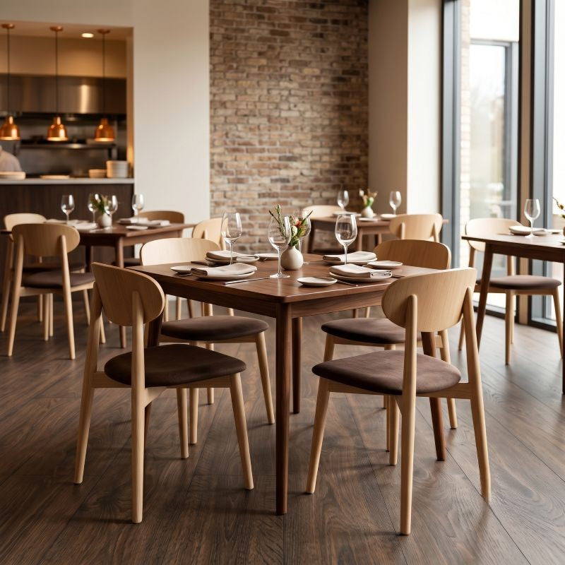 Sedia in legno per ristoranti Bamboo - Pozzoli