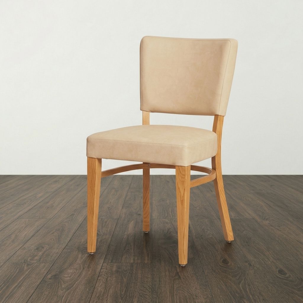 Sedia in Legno Imbottita per Ristoranti Alloro | Pozzoli Arredamenti