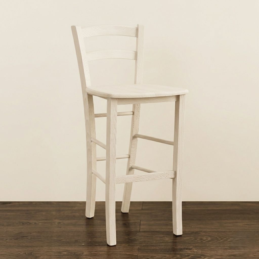 Sgabello in legno per ristoranti Wood - Pozzoli