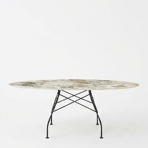 Tavolo Glossy Marmo Ovale - Kartell