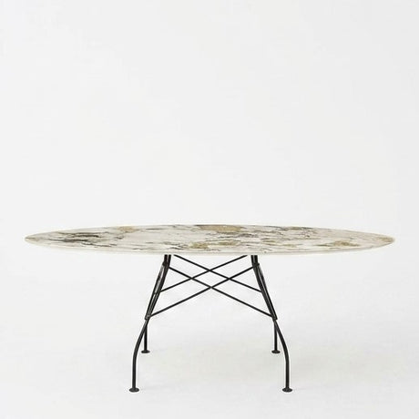 Tavolo Glossy Marmo Ovale - Kartell