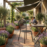 Sedia in metallo per esterno Steel - Pozzoli