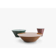 Tavolini Pond Acerbis con base conica laccata design Marco Acerbis