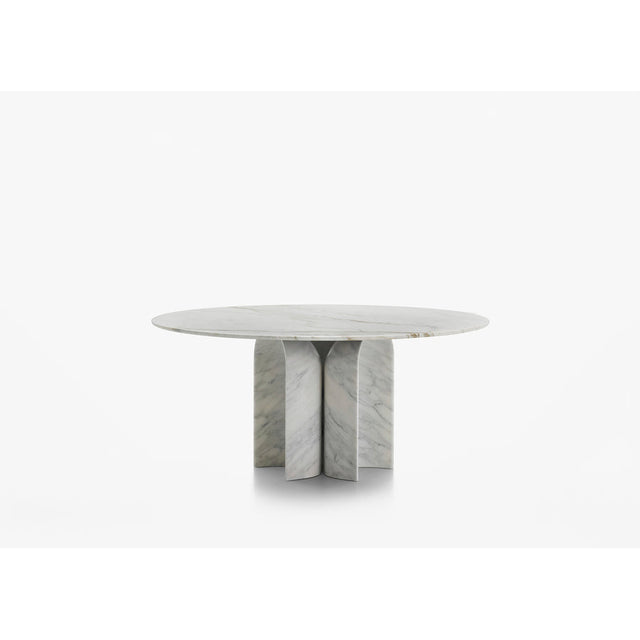 Tavolo rotondo Le Cupole Acerbis in marmo, design Francesco Meda e David Lopez Quincoces
