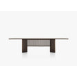 Tavolo Maestro Acerbis in legno con base a listelli, design Gianfranco Frattini