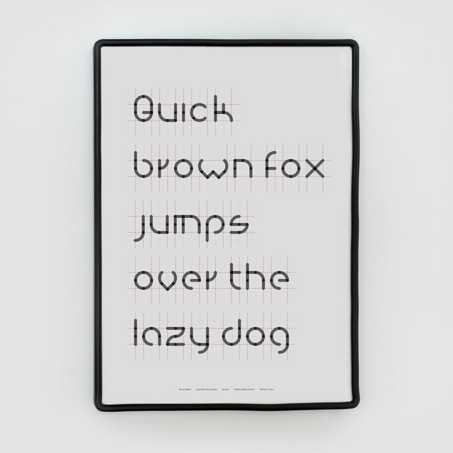 The Alphabet Danese Milano, stampa serigrafica di BIG - Bjarke Ingels Group