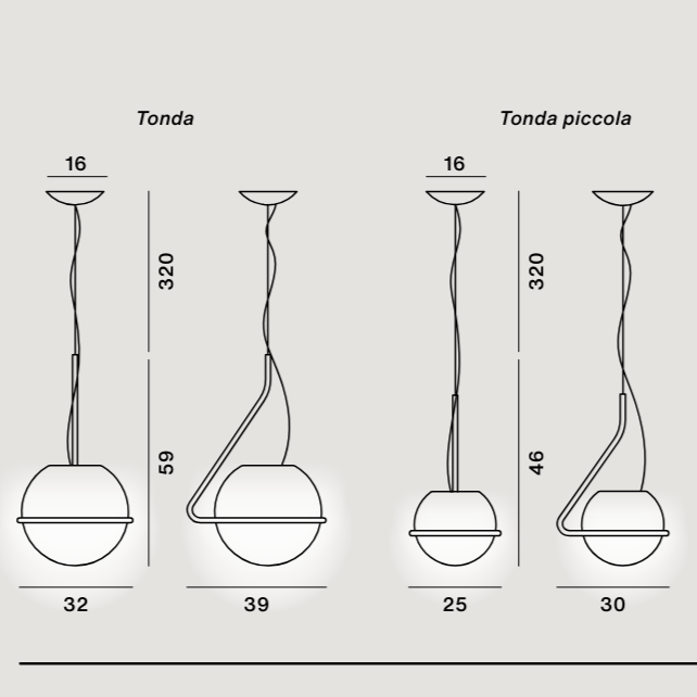 Lampada a sospensione Tonda - Foscarini