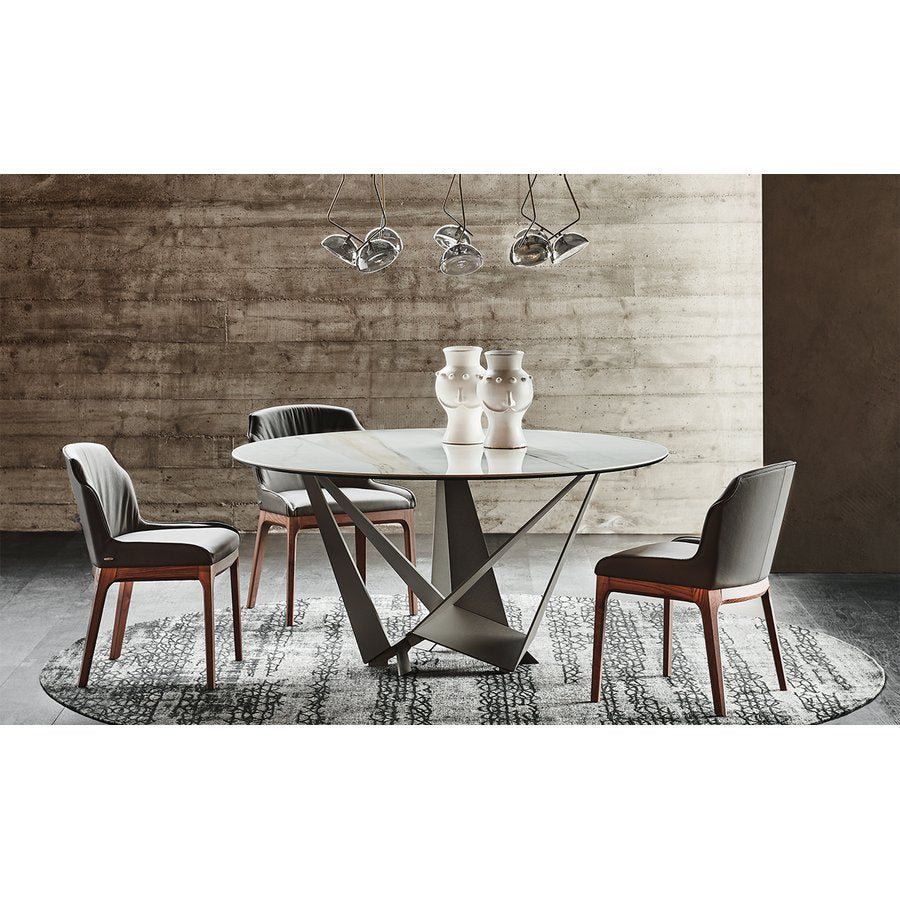 Tavolo Skorpio Keramik Round Cattelan Italia