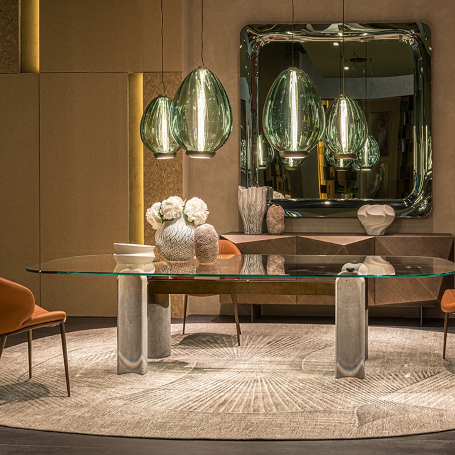 Tavolo Bilbao Glass Cattelan Italia