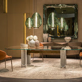 Tavolo Bilbao Glass Cattelan Italia