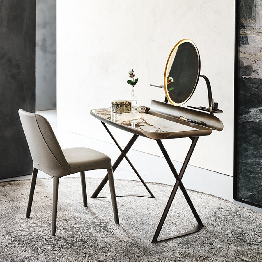 Consolle trucco Cocoon Trousse Keramik Cattelan Italia
