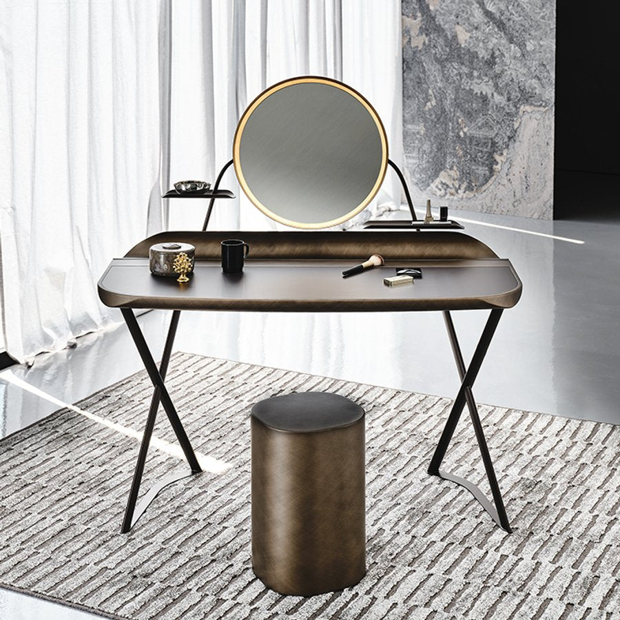 Consolle trucco Cocoon Trousse Leather Cattelan Italia