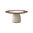 Tavolo Botero Ker-Wood Round Cattelan Italia