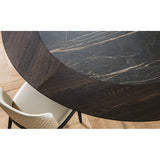 Tavolo Skorpio Ker-Wood Round Cattelan Italia