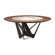 Tavolo Skorpio Ker-Wood Round Cattelan Italia