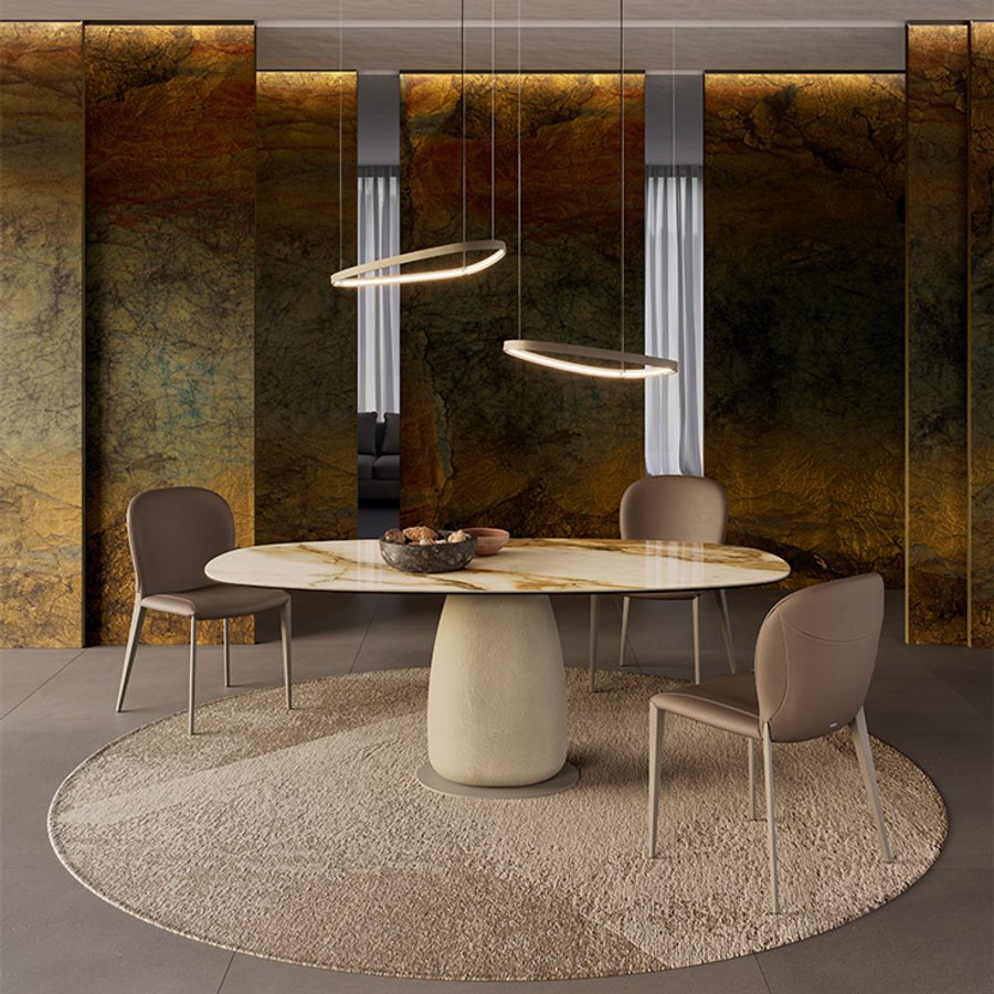 Tavolo Botero Keramik Cattelan Italia
