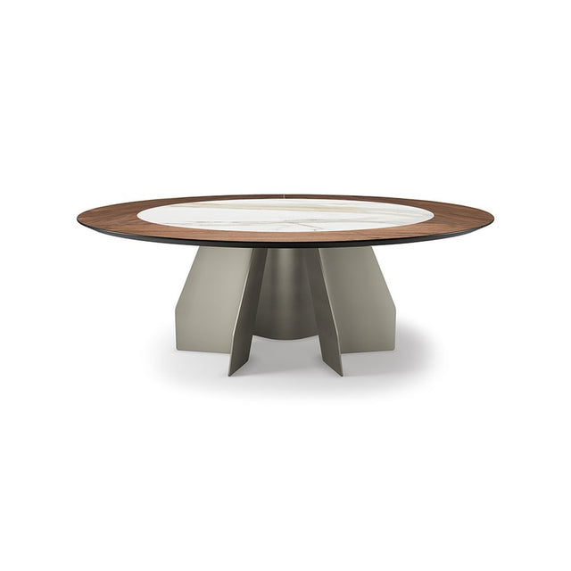 Tavolo Senator Ker-Wood Round Cattelan Italia