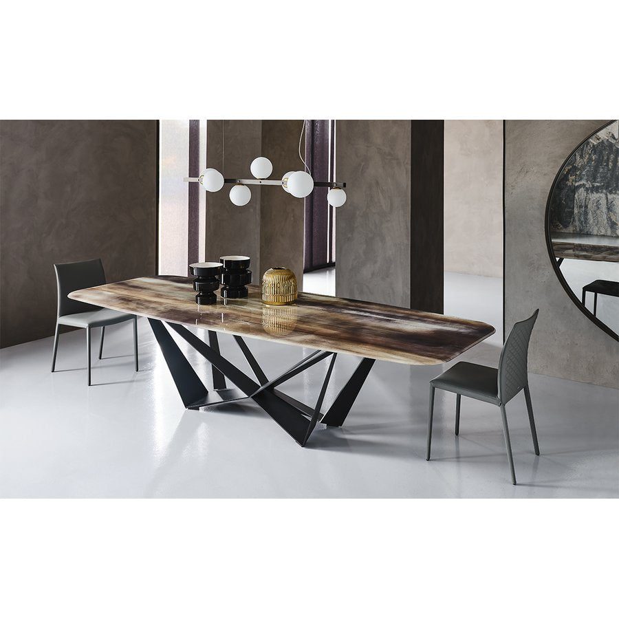 Tavolo Skorpio Crystalart Cattelan Italia