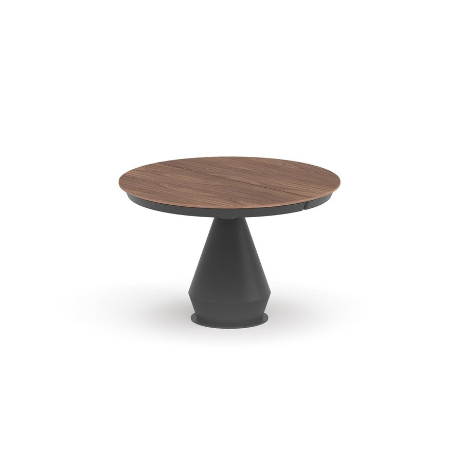 Tavolo Rotondo Allungabile Lycos Legno Ozzio Italia