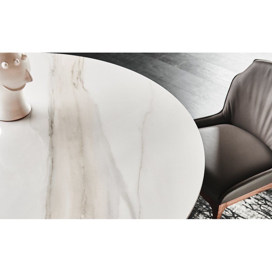 Tavolo Skorpio Keramik Round Cattelan Italia