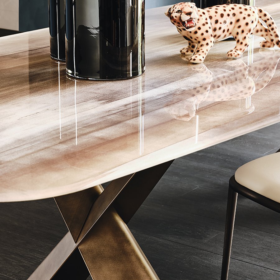 Tavolo Mad Max Crystalart Cattelan Italia