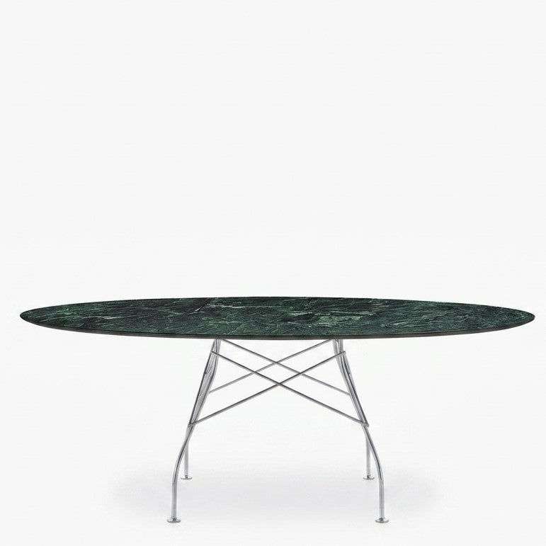 Tavolo Glossy Marmo Ovale - Kartell