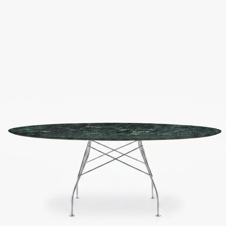 Tavolo Glossy Marmo Ovale - Kartell