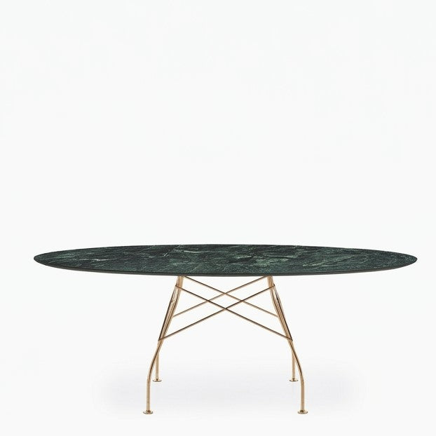 Tavolo Glossy Marmo Ovale - Kartell