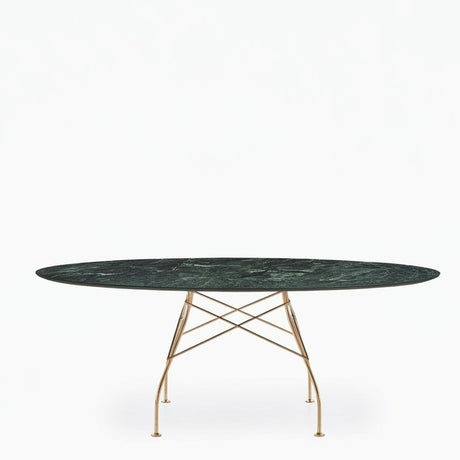 Tavolo Glossy Marmo Ovale - Kartell